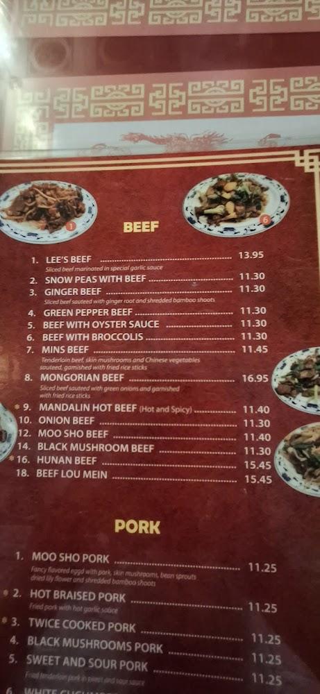 Lee's China Restaurant Menu image 3