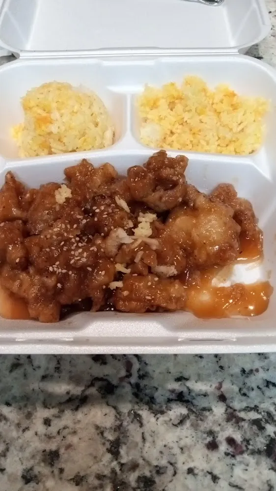 Sesame Chicken Fried Rice